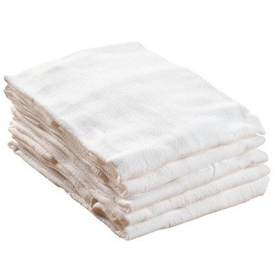 Jumbo Flour Sack Towels, Set of 5, White