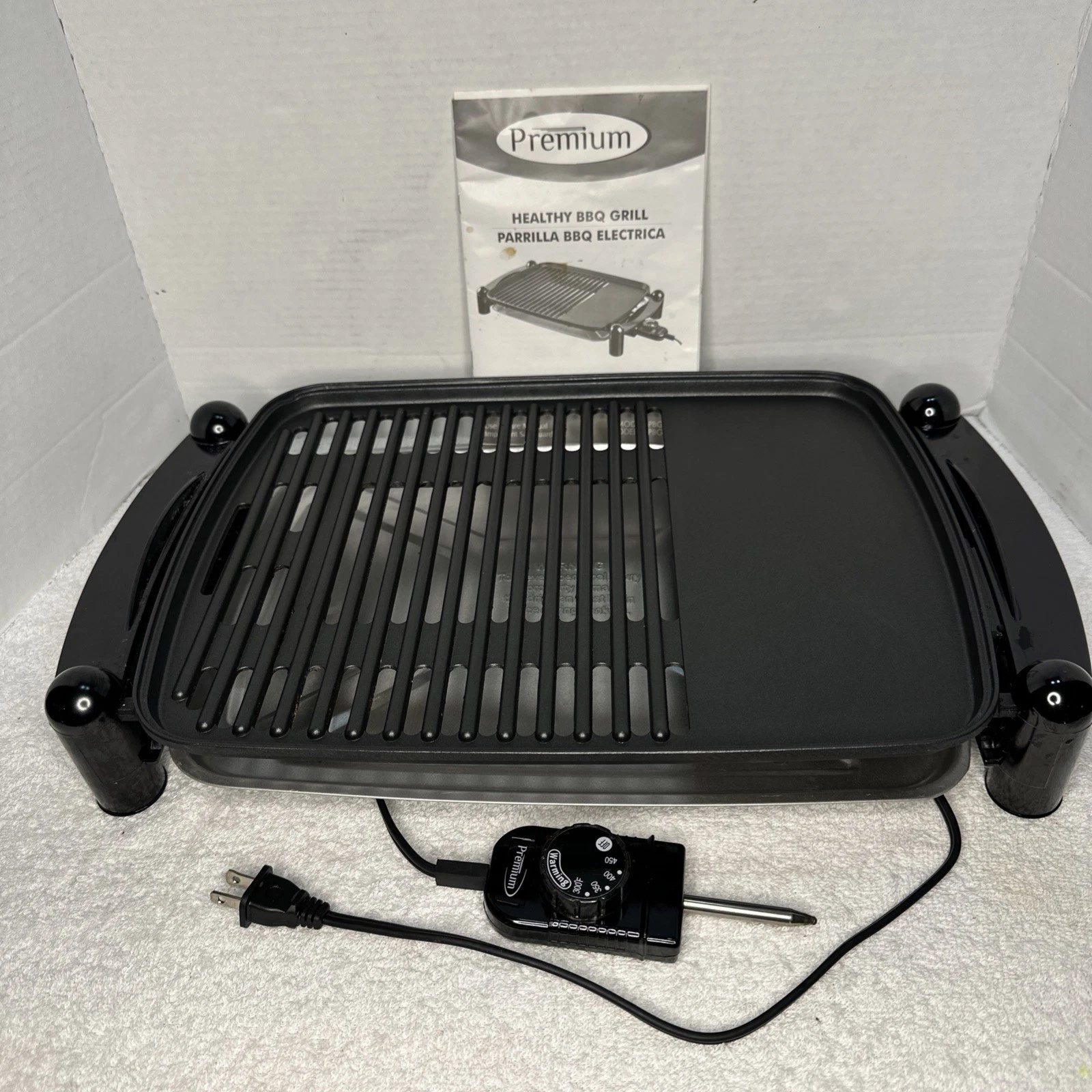 Premium Healthy BBQ Grill 220V Electric Indoor Grill Griddle Model PBG15 1200W