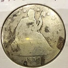 1859-S Seated Liberty Half Dollar 50C Business Strike No Arrows KM#104