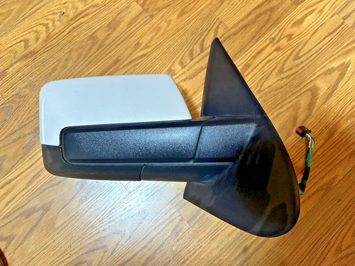 09-11 EXPEDITION White Cap Passenger R Power Door Mirror Heated Memory Glass OEM