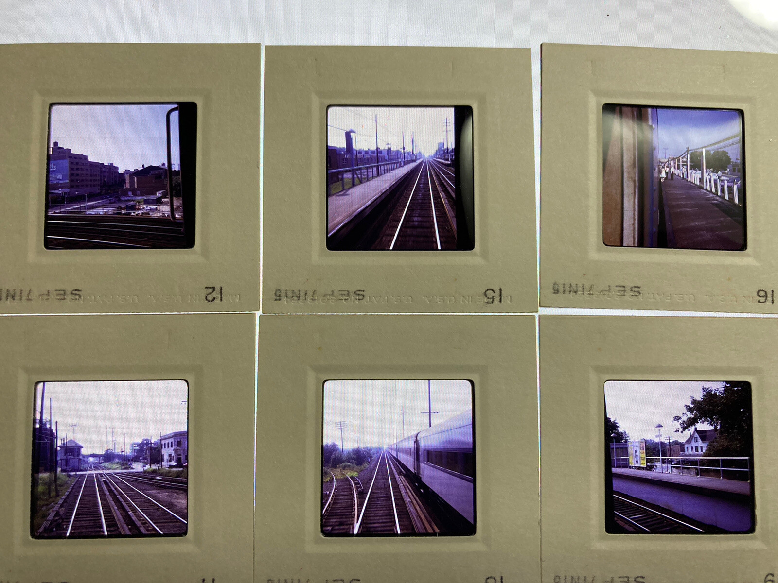 Original Slides Long Island Railroad Jamaica Hicksville Tracks Stations