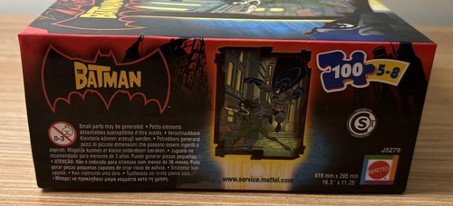 THE BATMAN 100 PIECE PUZZLE NEW IN BOX AGES 5-8 MATTEL 16.5" BY 11.25" - Picture 4 of 6