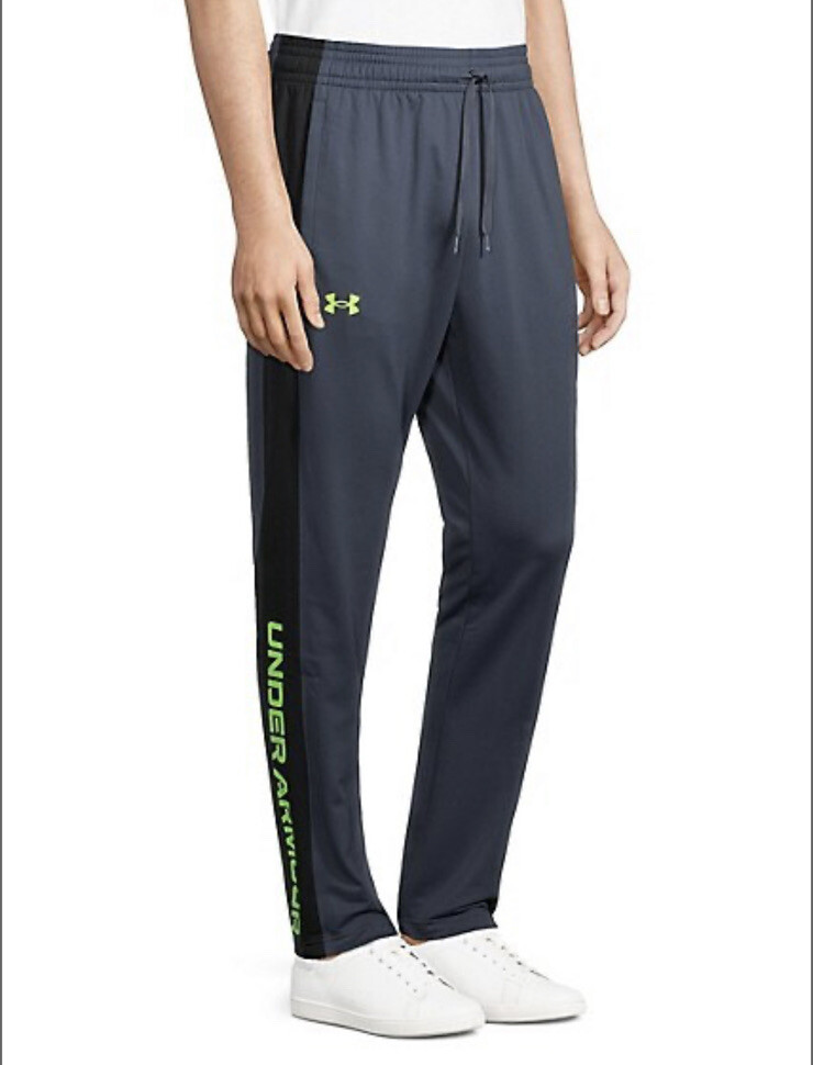 Under Armour Men's Track Brawler Performance Jogger Pants Gray/Black  1366213 044