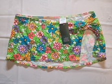 Women's Side Cinch Swim Cover Up Skirt Wild Fable Floral Print Size XS