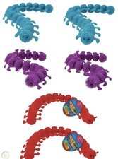 UPC 085761202511 product image for Stretchy Fidget Toy Colorful Crawlies Caterpillar Sensory 2 Pieces random colors | upcitemdb.com