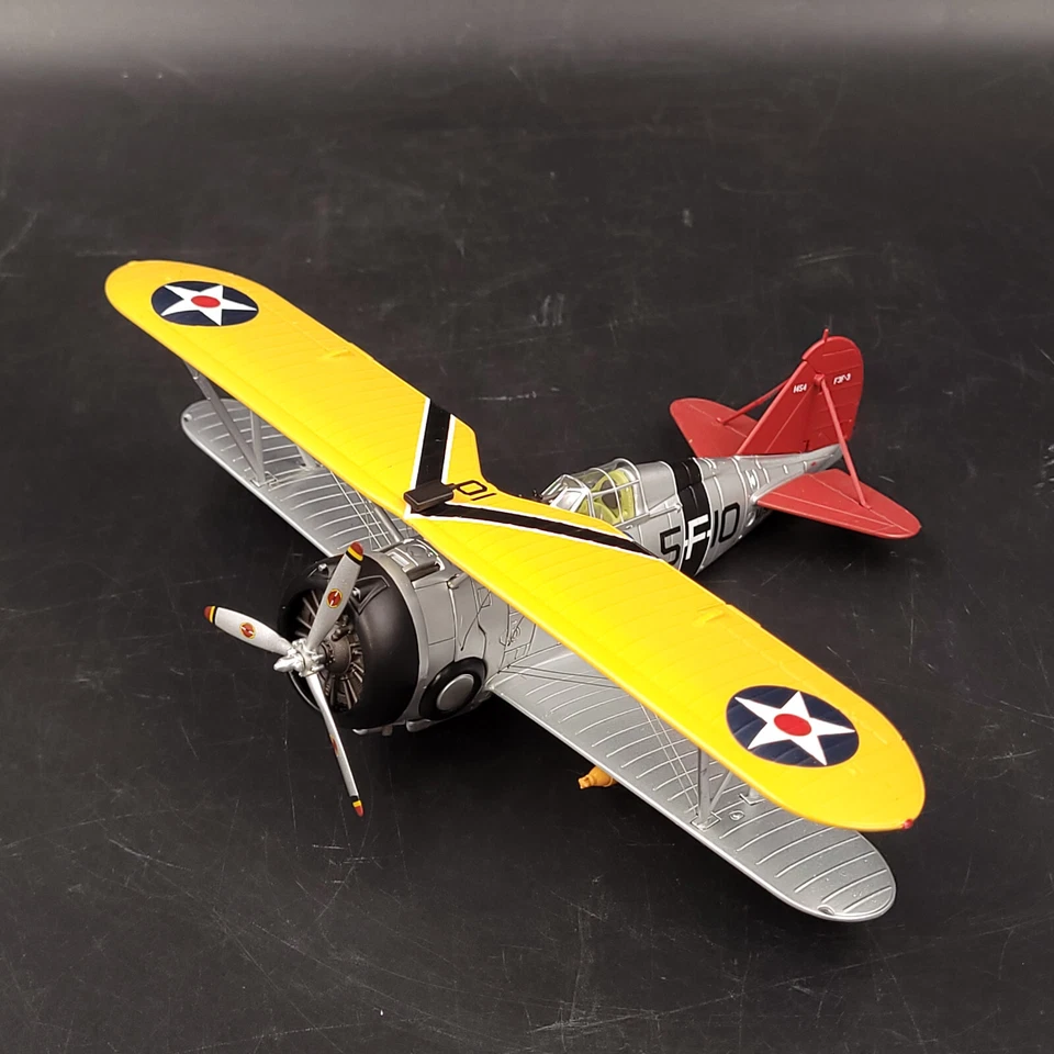 Hobby Master 1/48 Grumman F3F Bi-Plane VF-5 USS Yorktown 1930's HA7307 - Image 2 of 4