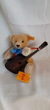 STEIFF Musical Teddy Bear w / Guitar Plays The Yellow Rose Of Texas 027505-SALE
