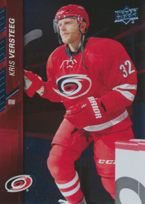 2015-16 Upper Deck SILVER FOIL #289 KRIS VERSTEEG - Carolina Hurricanes