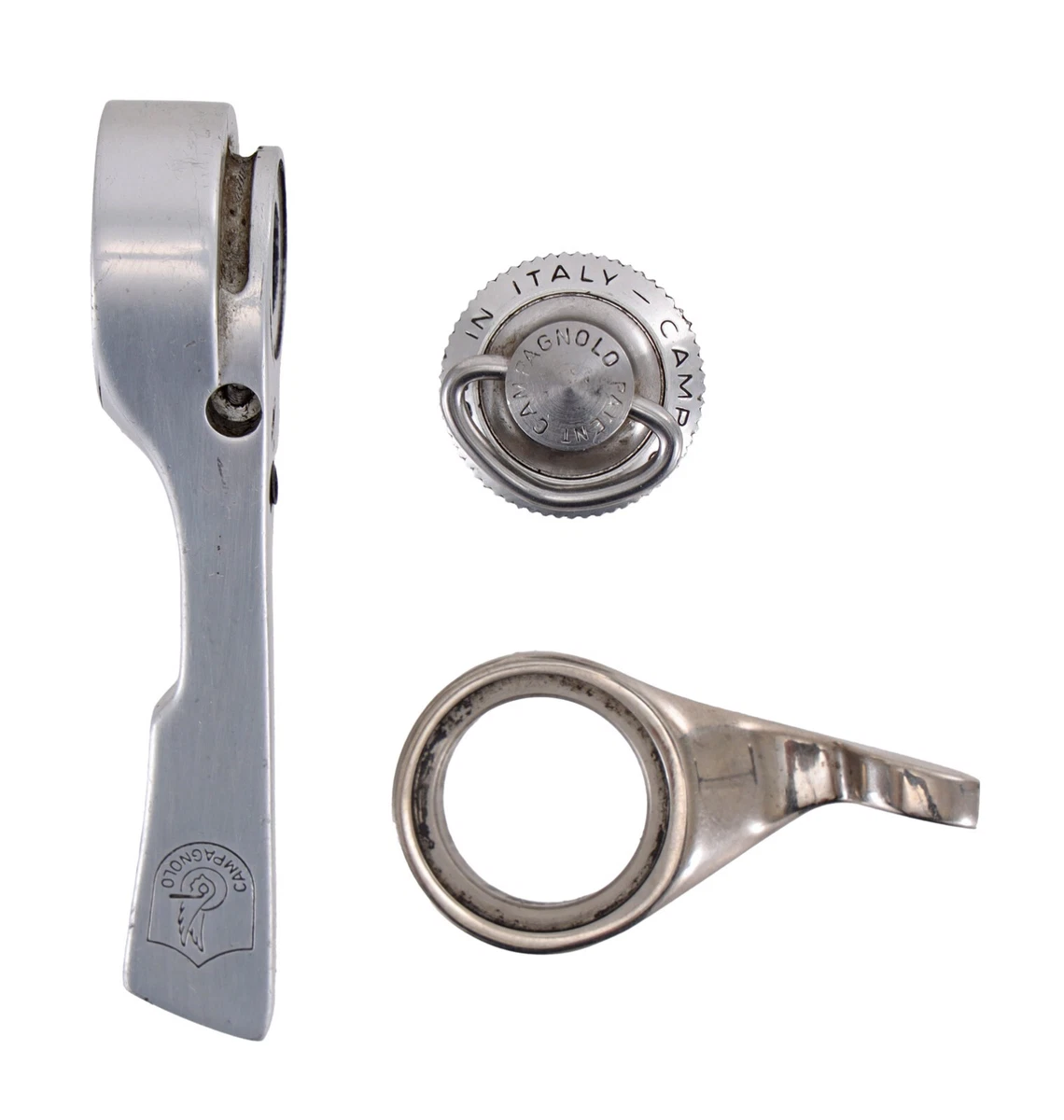 Variateurs Campagnolo C Record Vintage - Pour Vélo De Route, Argent, Downtube