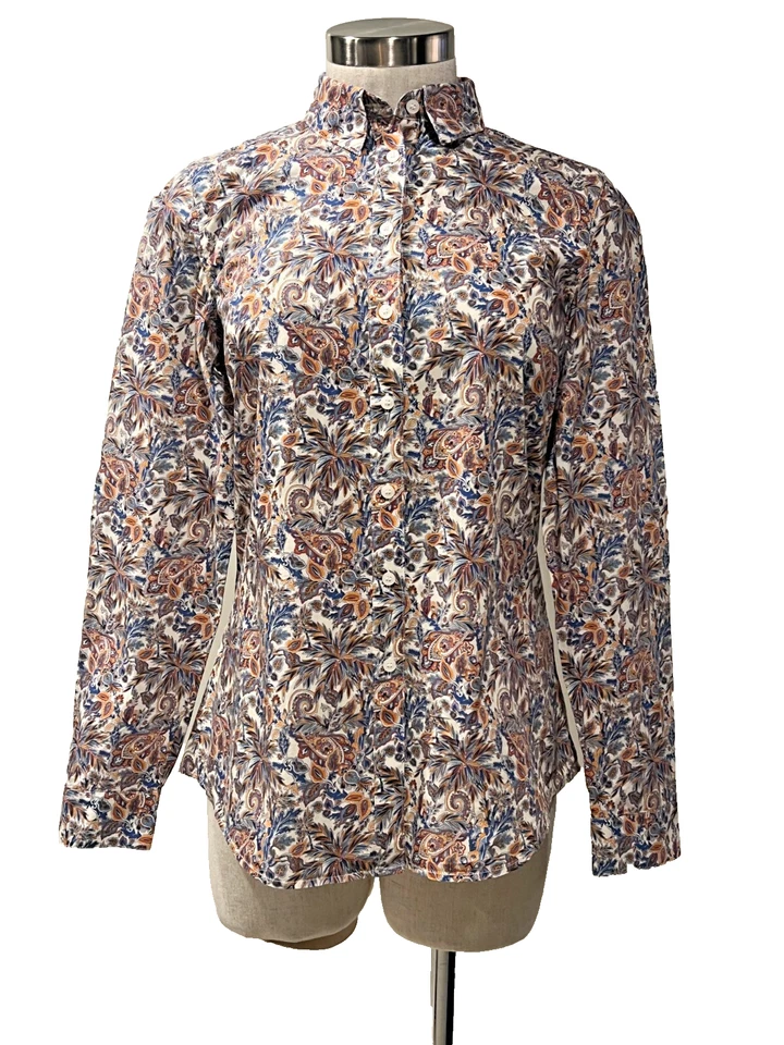Blusa Camisa SPORTSCRAFT & LIBERTY "Far Away Paisley" Algodón 8AUST-UK/4US Foto 4 de 4