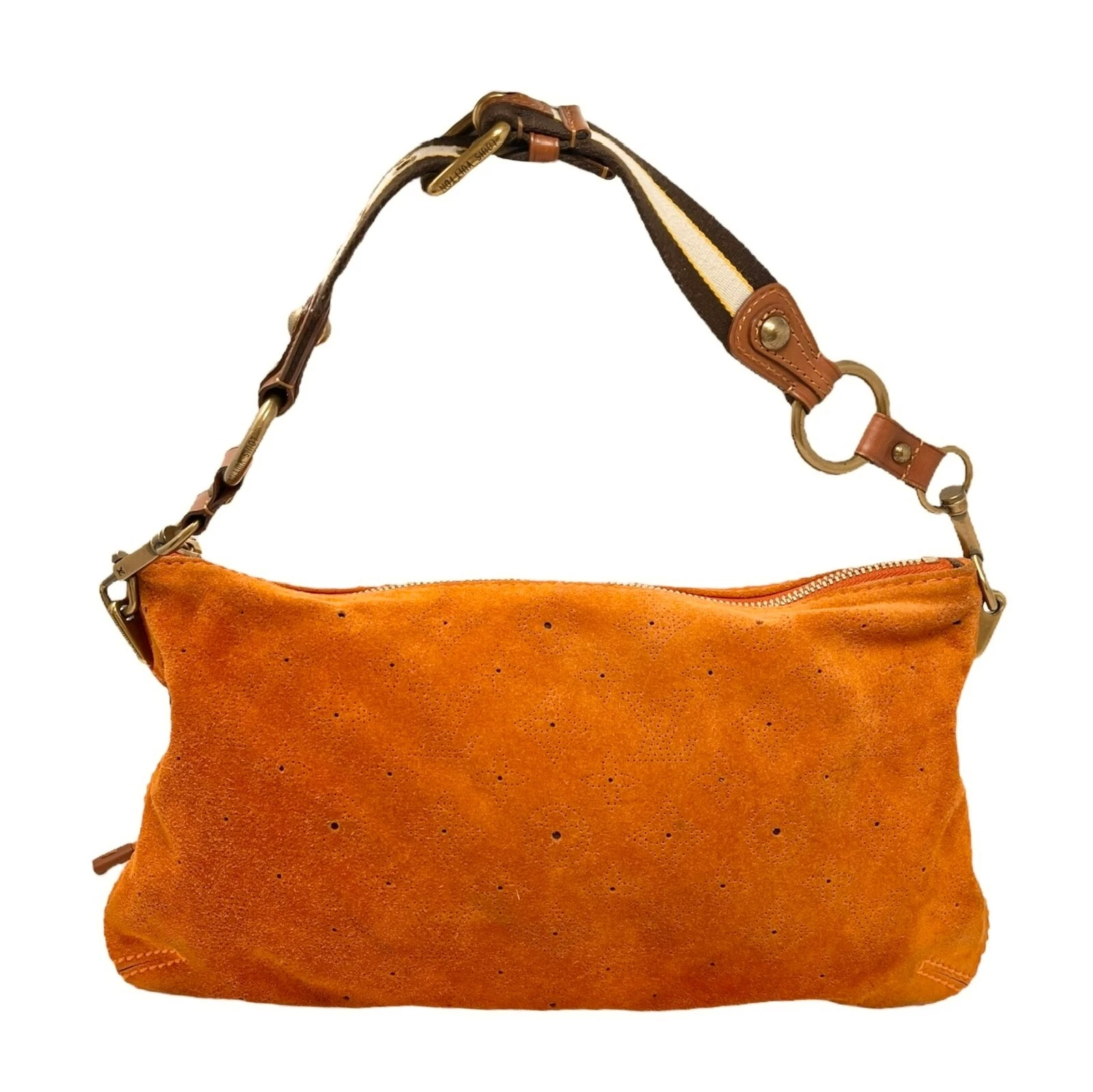 LOUIS VUITTON（LV） Borsa a tracolla Louis Vuitton Vintage LV Monogram Mahina Onatah PM arancione scamosciata