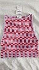 Seamless Benni High Neck Tank Top Xs/s Color Is Gracegeo Rah Rah Red