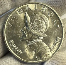 1947 Panama Balboa Silver Coin *BU*