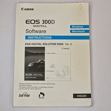 Istruzioni software fotocamera digitale Canon EOS 300D 2003 per Windows e Macintosh