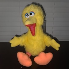 Vintage Sesame Street Big Bird 13" Plush Playskool 1986 70205