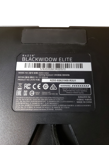 Razer BlackWidow Elite Wired Mechanical Keyboard Razer Yellow Switches | tested - Picture 4 of 5