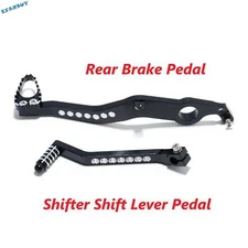 06-24 for Yamaha Raptor 700 CNC Rear Foot Brake Pedal + Gear Shifter Shift Lever