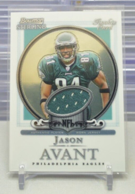 Jason Avant 2006 Bowman Sterling #BS-JA2 Rookie Jersey Eagles  3-B