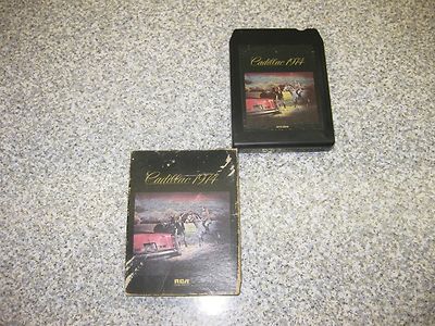 1974 CADILLAC 8 TRACK DEMO MUSIC TAPE PROMOTIONAL DEMONSTRATION TAPE GM RCA 70s