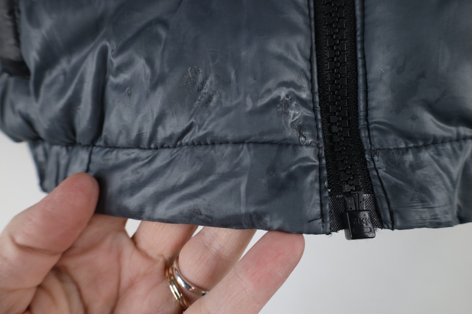 SACAI X NIKE Giacca invernale con cappuccio Nike bambino taglia 24M Spell Out Just Do It Swoosh