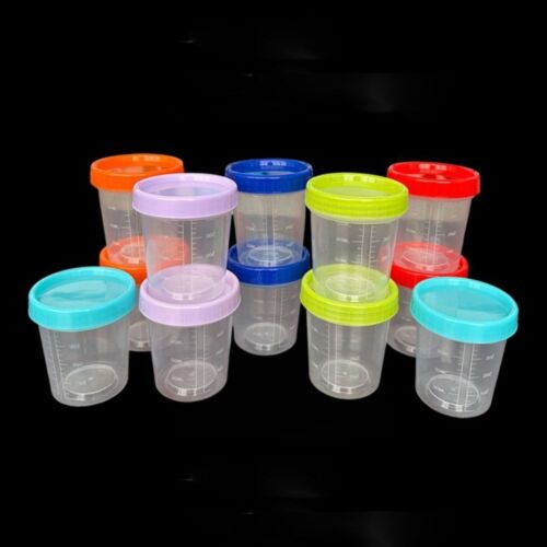Plastic Salad Dressing Container 120ml Small Containers with Lids  Food - Photo 1/18