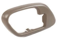 New Interior Door Handle Bezel LH Tan / For 1995-99 Chevy GMC C/K Pickup Truck
