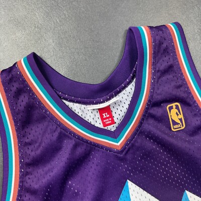100% Authentic John Stockton Mitchell Ness 96 97 Utah Jazz Jersey
