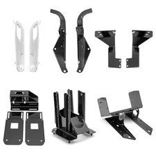 MOFUN Front Fairing Support Radio Caddy Brackets For Harley 1998-2013 Road Glide