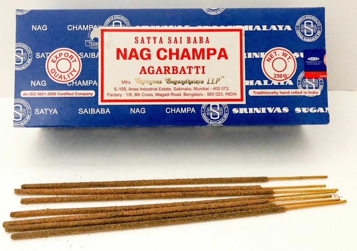 Satya Nag Champa Fragrance Incense Sticks Box Pick 40 90 100 250