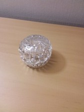 Bleikristallschale mit Deckel, Annahütte