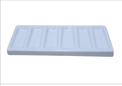 REISE WEISS Keramik Künstler Farbpalette 6 Brunnen Kunst Mischen Farbpalette