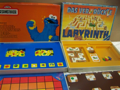 Das verrückte Labyrinth + Sesamstraße Krümel Monsters Keks Klamauk 1973