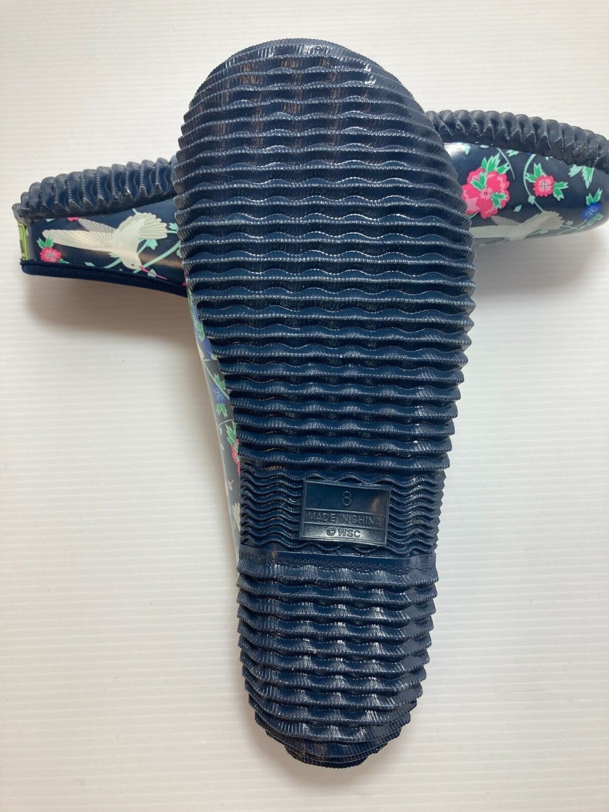 NEW! Western Chief Women's Flowers Hummingbirds Garden Classic Rain Slip On Clog