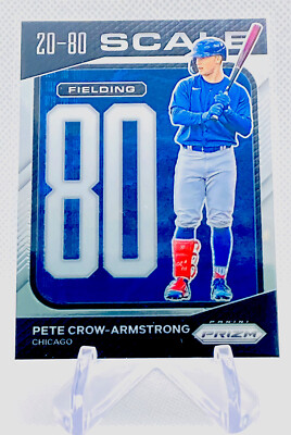2023 Panini Prizm Pete Crow-Armstrong 20-80 Scale Insert #SC5 - Cubs