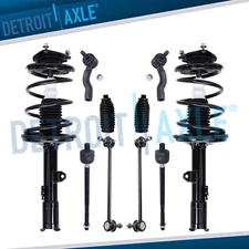 AWD Front Struts Sway Bars Tie Rods Kit for 2001 2002 2003 2004 2005 Toyota RAV4