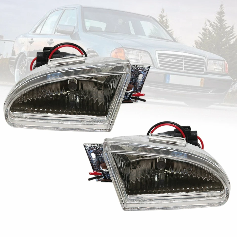 Fit Mercedes Benz C Class W202 Fog light Front Turn signal Fog Lamp 1994-2004 AT Foto 3 de 4