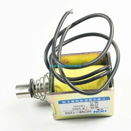 12V 24V Pull Hold/Release 10mm Stroke 90N Force Electromagnet Solenoid Actuator - Image 2 of 4