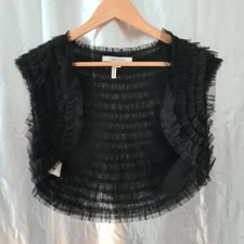 Max & Cleo Bolero Waistcoat black evening wear special occasion