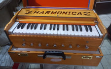 Harmonium Portable Model 9 Stopper 42 Keys W/Couplar Great Quality Double Reed