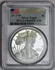 2013 W American Eagle Silver Proof 1st Strike PR69DCAM 1 Troy oz. 99.9% Pure
