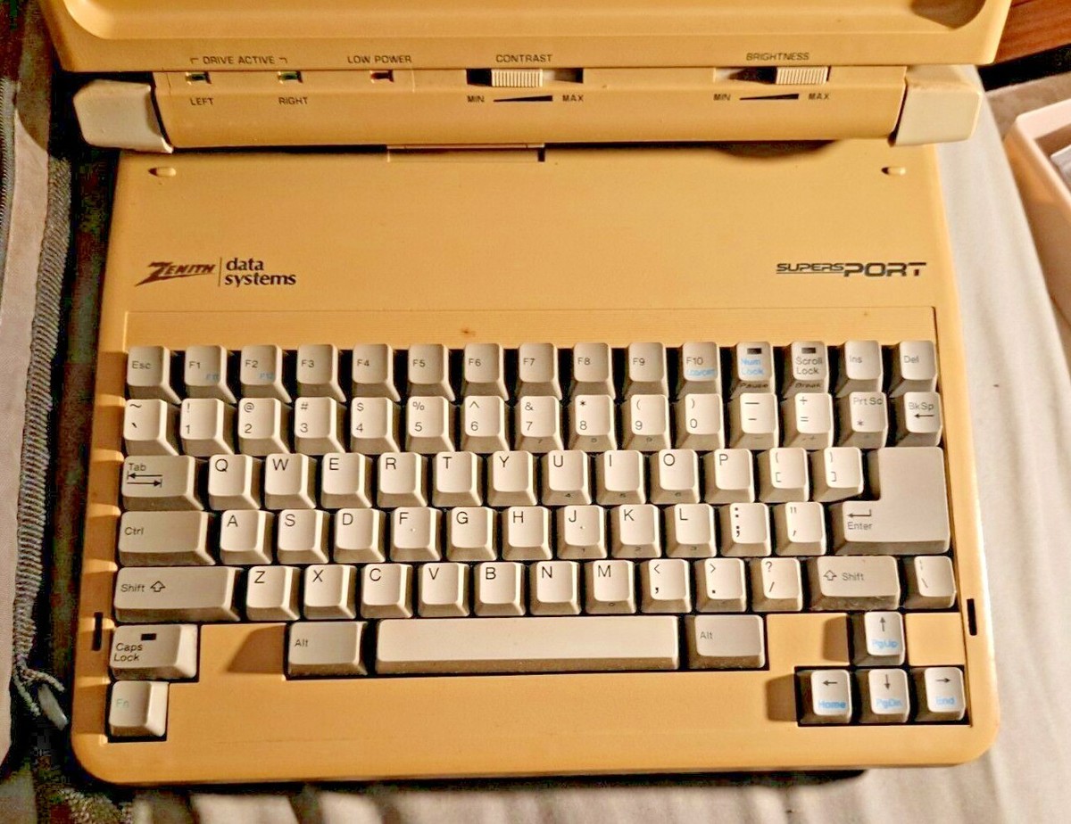 Vintage Zenith Data Systems Superport Laptop Computer Model Vintage Zenith Data Systems Superport Laptop Computer Model