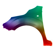 Kotfl&uuml;gel Links F&uuml;r Mercedes Citan W415 2012-2020 Lackiert In Wunschfarbe VxLine