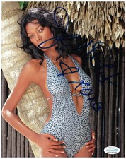 Jessica White Signed Autographed 8x10 Sports Illustrated Leopard Bathing Suit Ph