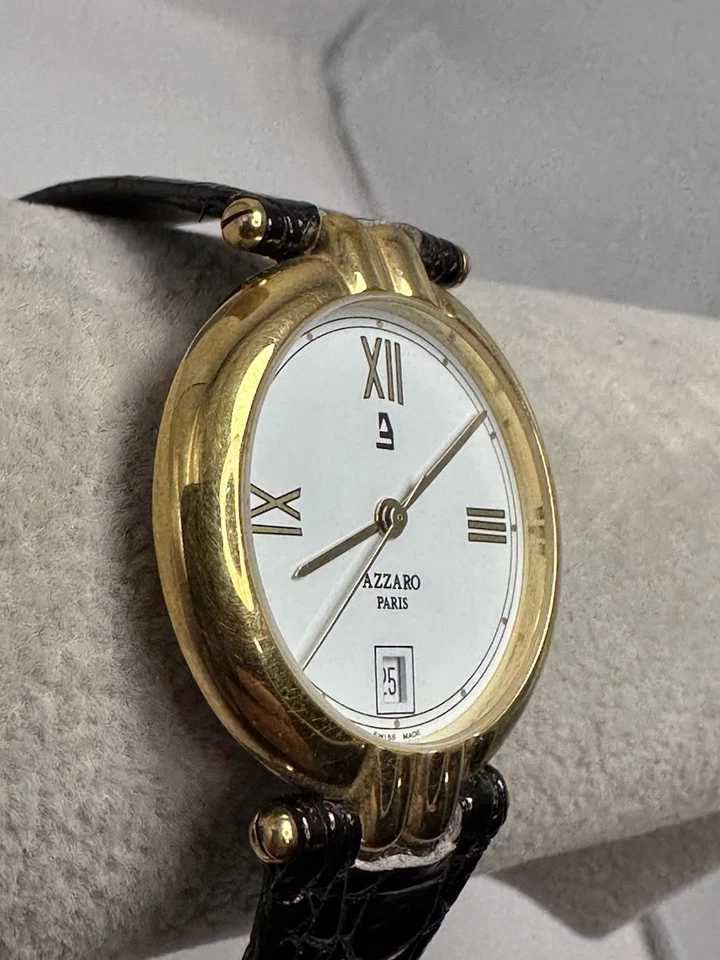 Loris Azzaro Париж новый аккумулятор женские часы 895 31 мм 7,25» Швейцарский сделано редкая M54 - Изображение 3 из 4