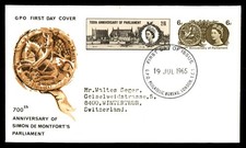Mayfairstamps Great Britain FDC 1965 Parliament 700th Anniv Combo First Day Cove