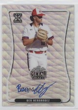 2020 Leaf Metal Draft Silver Wave Ben Hernandez #BA-BH1 Auto 00c9