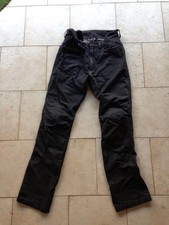 pantaloni moto SPYKE in tessuto/jeans con protezioni fianchi STACCABILI - tg. L