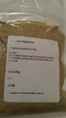 Mettwurstgewürz, Mettenden, Pfefferbeisser-Gewürzmischung