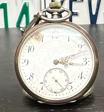 Vintage Swiss Ancre De Precision ⏱️ 15‑Ruby Breguet‑Spiral Pocket Watch