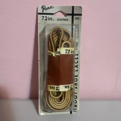 NEW Penn Vintage Leather 72  BOOT Shoe Laces One Pair 9 or 10 Eyelets